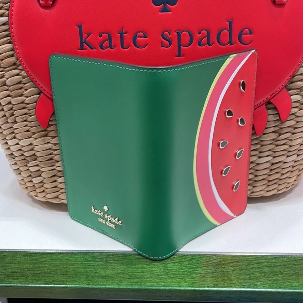 Kate Spade Watermelon Passport Holder NWT